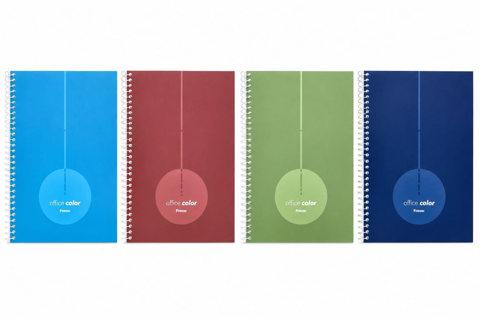 CADERNO 1X1 C.D. OFFICE COLOR FORONI